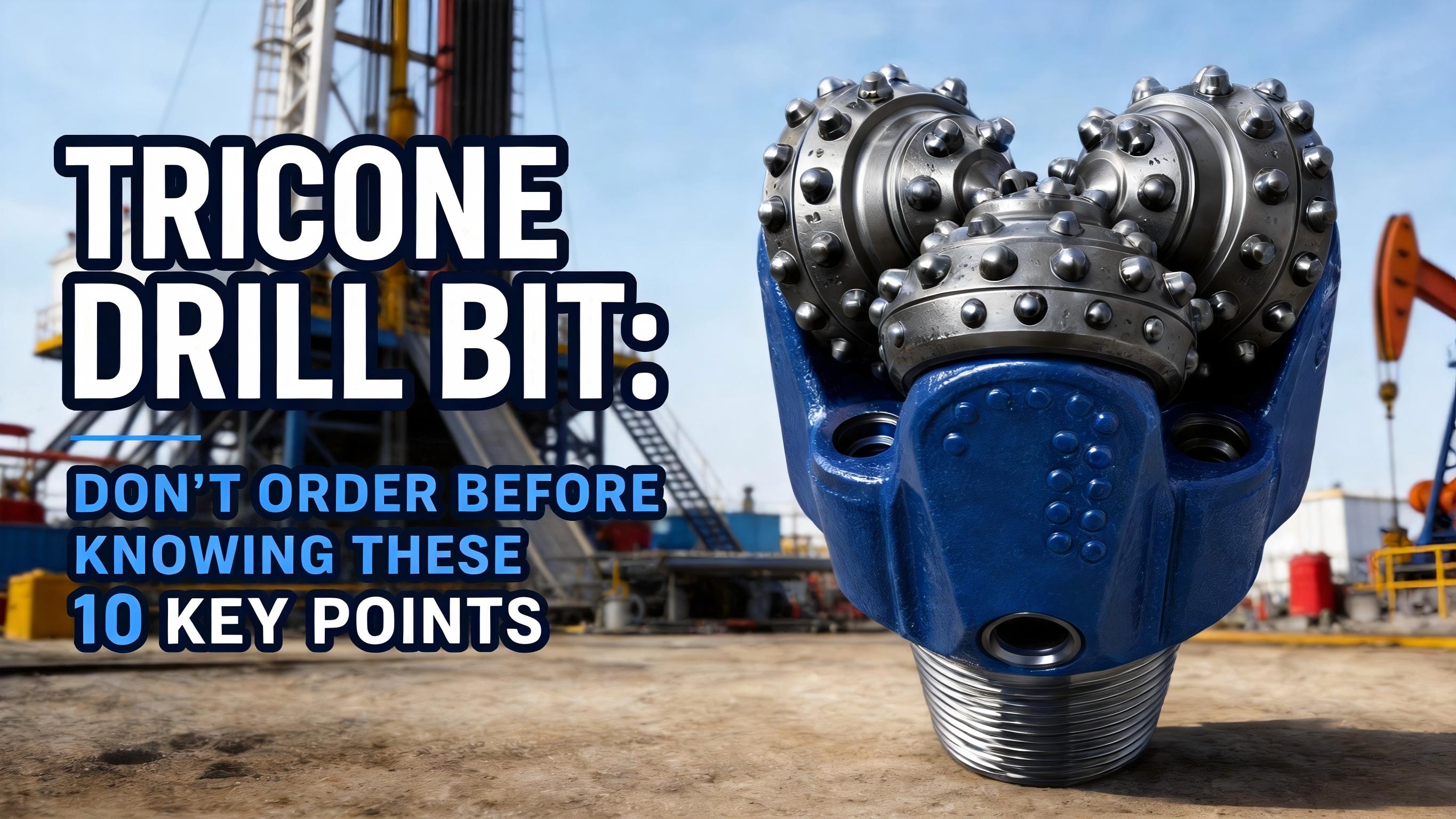 Tricone Drill Bit: Don't Order Before Knowing These 10 Key Points
